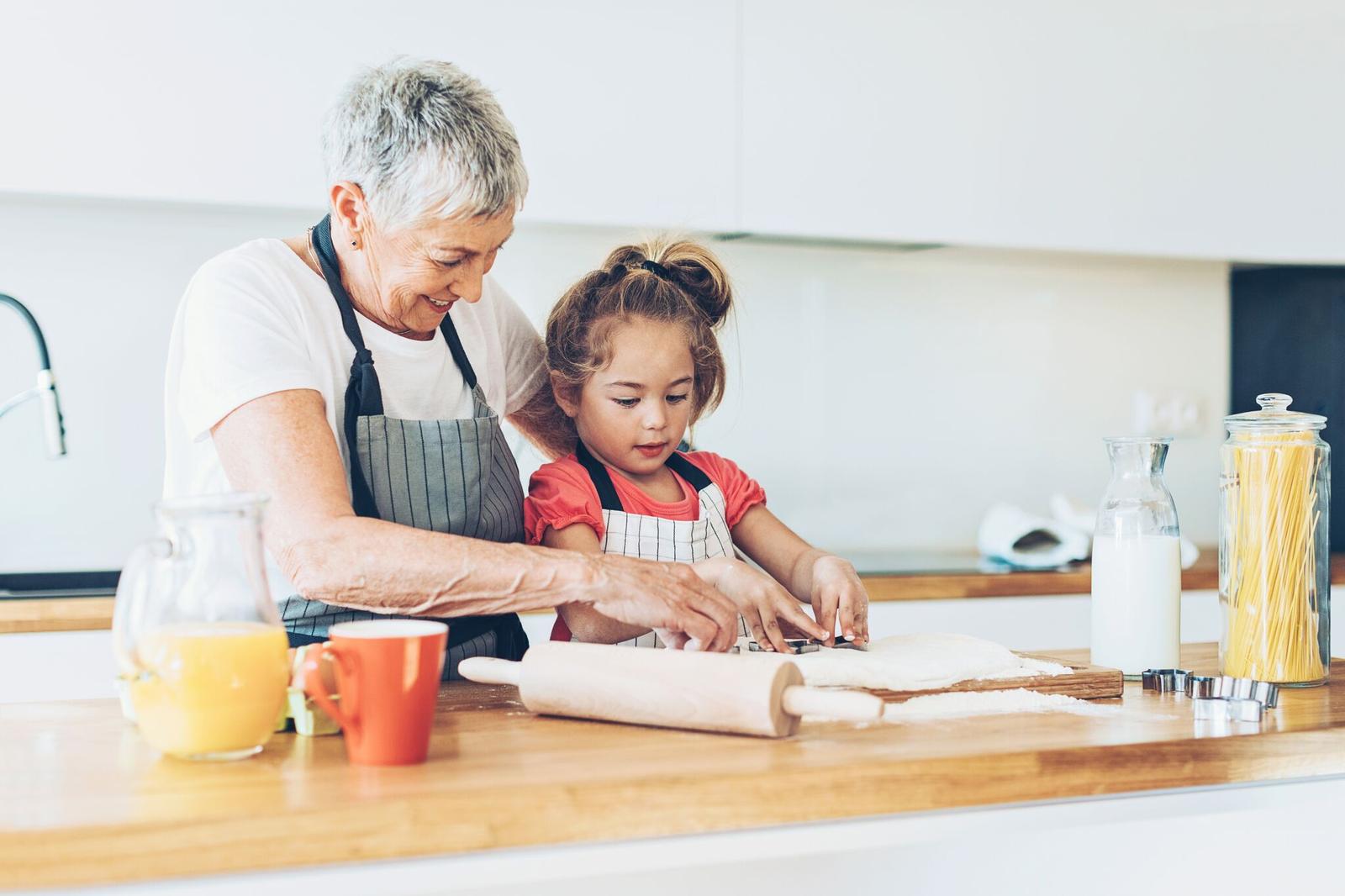 Grandma & Grandchild spending quality time